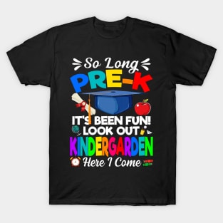 Look Out Kindergarten Pre-K Graduate Preschool Graduation T-Shirt